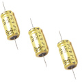 Golden Axial Aluminum Electrolytic Capacitor